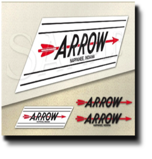 Arrow Travel Trailer Decal